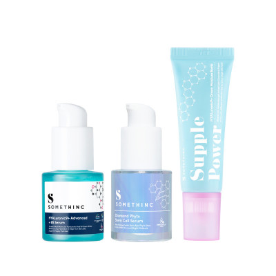 SOMETHINC SOMETHINC [3 PCS] Paket Skincare Berlian with moisturizer - Melembabkan