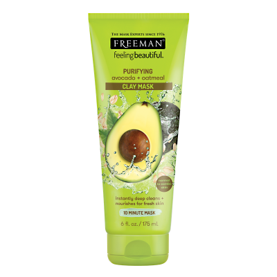 FREEMAN Feeling Beautiful Purifying Avocado & Oatmeal Clay Mask