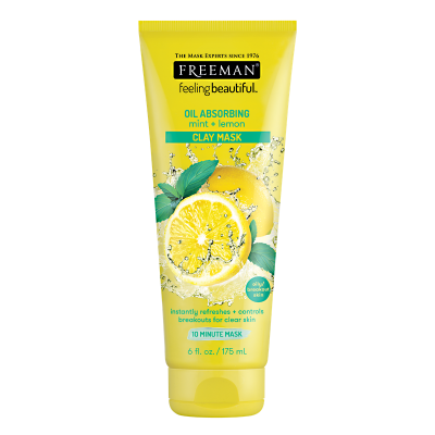 FREEMAN Feeling Beautiful Oil Absorbing Mint & Lemon Clay Mask
