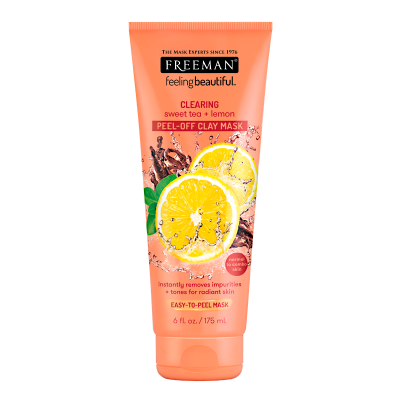 FREEMAN Feeling Beautiful Clearing Sweet Tea & Lemon Peel-Off Clay Mask