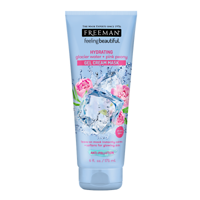 FREEMAN Feeling Beautiful Hydrating Glacier Water and Pink Peony Gel Cream Mask