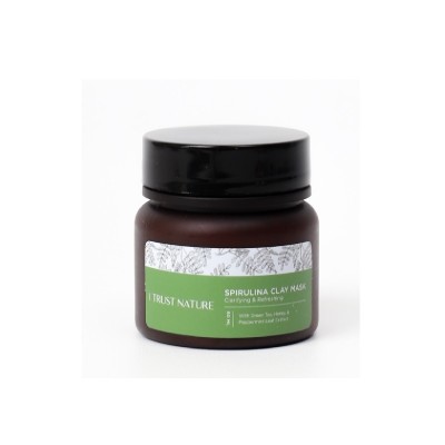 I TRUST NATURE Spirulina Clay Mask, Clarifying & Refreshing