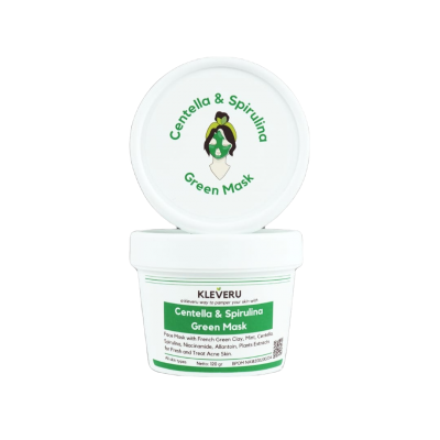 KLEVERU Centella and Spirulina Green Mask