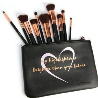 BEAUTY CREATIONS 10pc Brush Set - LIKE A DIAMOND