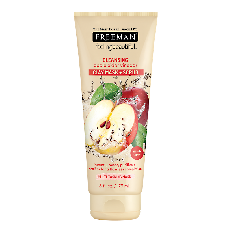 FREEMAN Feeling Beautiful Cleansing Apple Cider Vinegar Clay Mask and Scrub FREEMAN Feeling Beautiful Cleansing Apple Cider Vinegar Clay Mask and Scrub