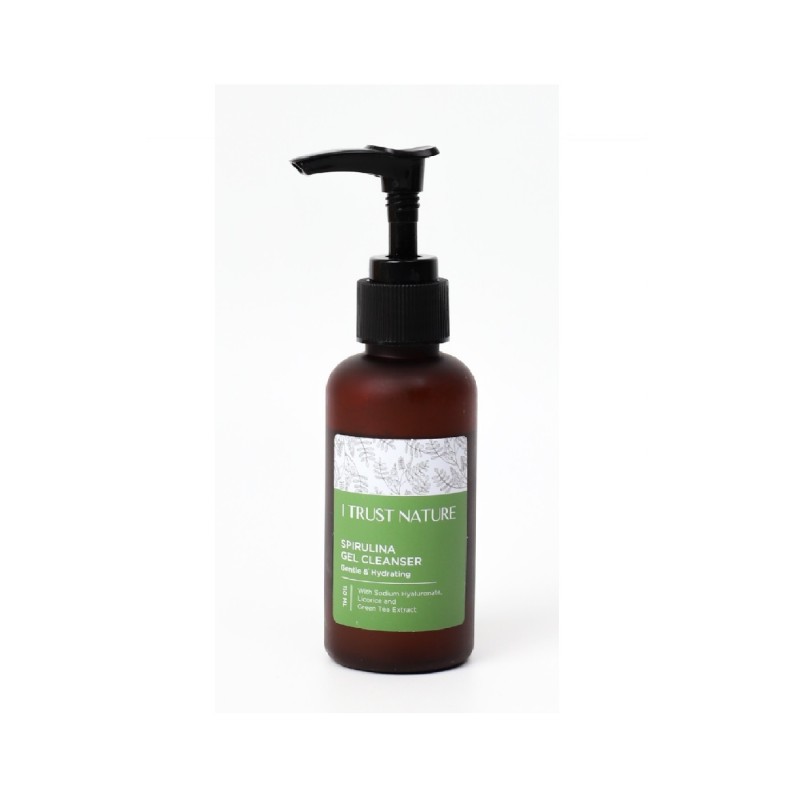 I TRUST NATURE Spirulina Gel Cleanser, Gentle & Hydrating, Skin pH Friendly I TRUST NATURE Spirulina Gel Cleanser, Gentle & Hydrating, Skin pH Friendly