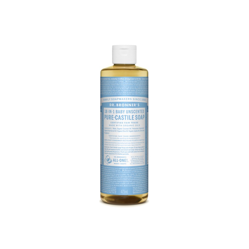 DR BRONNERS Unscented Pure Castile Liquid Soap DR BRONNERS Unscented Pure Castile Liquid Soap
