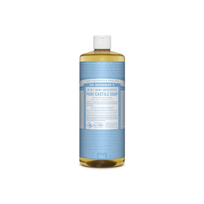 DR BRONNERS Unscented Pure Castile Liquid Soap DR BRONNERS Unscented Pure Castile Liquid Soap