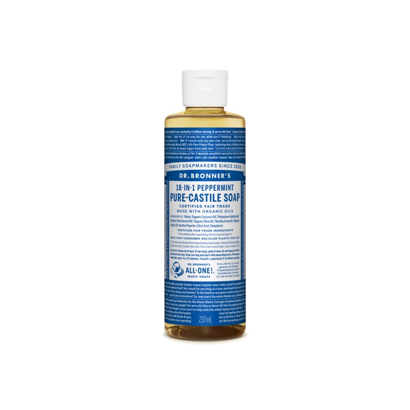 DR BRONNERS Peppermint Pure Castile Liquid Soap DR BRONNERS Peppermint Pure Castile Liquid Soap