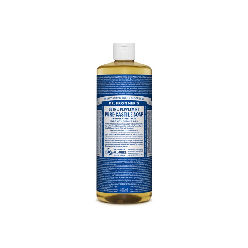 DR BRONNERS Peppermint Pure Castile Liquid Soap DR BRONNERS Peppermint Pure Castile Liquid Soap