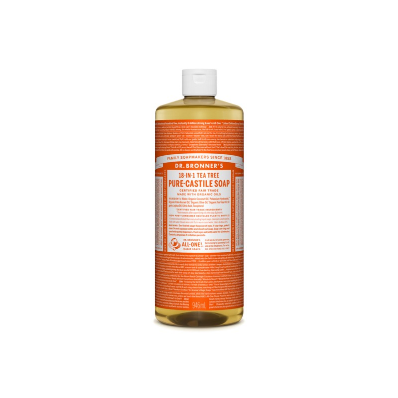 DR BRONNERS Tea Tree Pure Castile Liquid Soap DR BRONNERS Tea Tree Pure Castile Liquid Soap