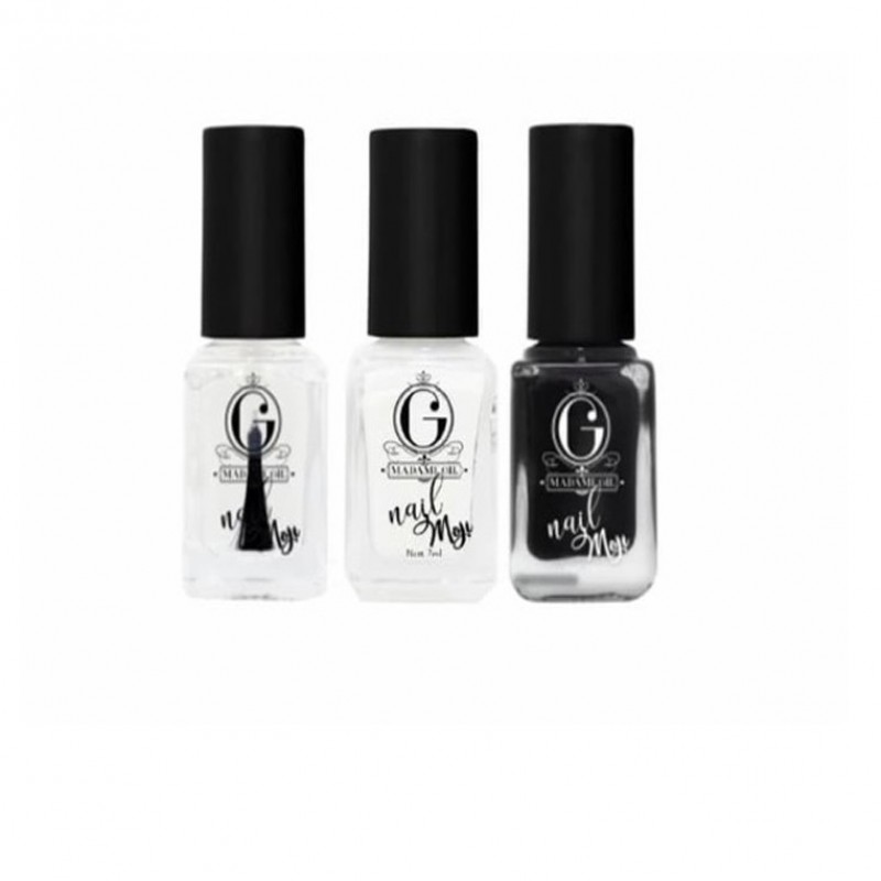 MADAME GIE N-Moji Monochrome Series 1 Set (Isi 6 botol) MADAME GIE N-Moji Monochrome Series 1 Set (Isi 6 botol)