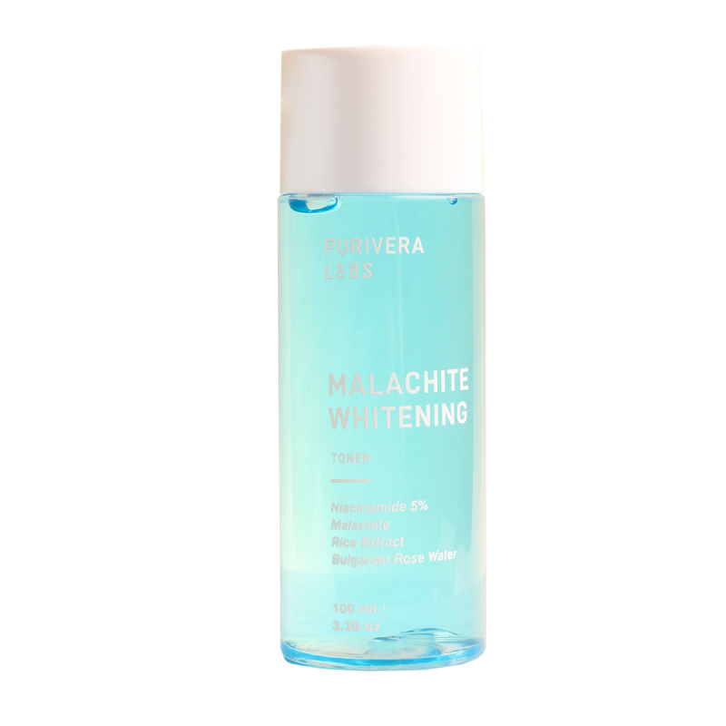 PURIVERA BOTANICALS Malachite Whitening Toner Essence - Niacinamide 5% Bulgrarian Rose Water - Glow Mencerahkan PURIVERA BOTANICALS Malachite Whitening Toner Essence - Niacinamide 5% Bulgrarian Rose Water - Glow Mencerahkan