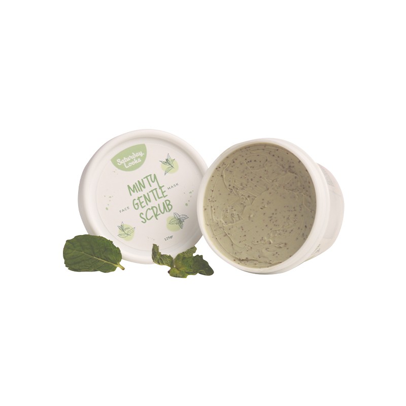 SATURDAY LOOKS Minty Gentle Scrub Face Mask 125g