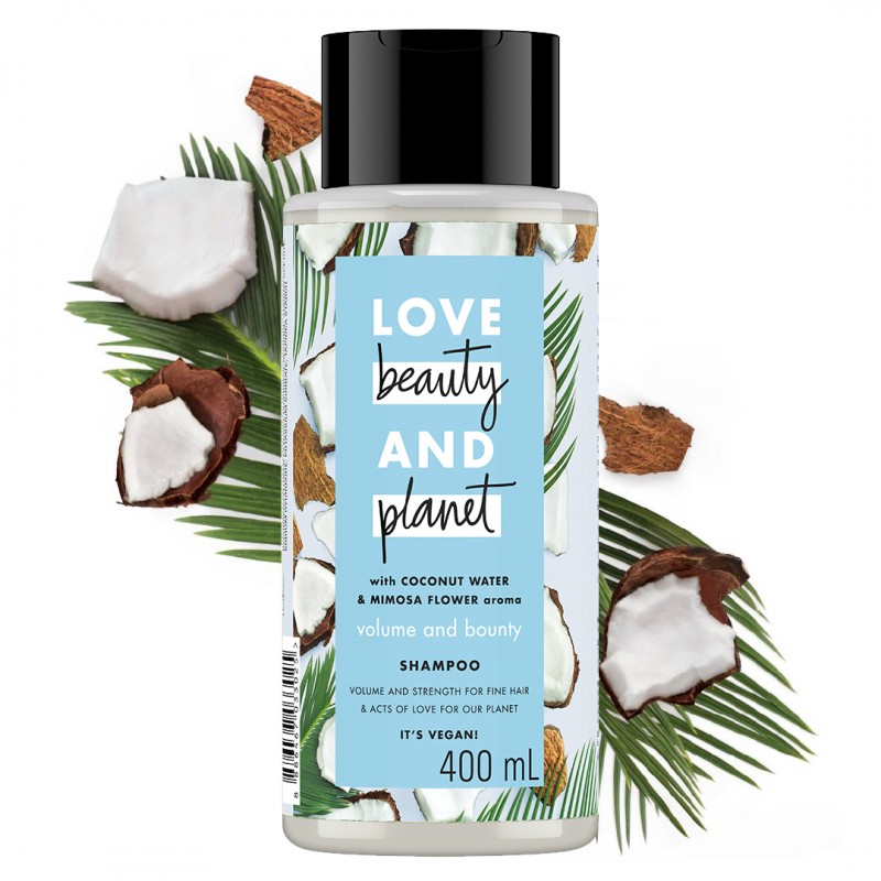LOVE BEAUTY AND PLANET Coconut Water & Mimosa Flower Shampoo LOVE BEAUTY AND PLANET Coconut Water & Mimosa Flower Shampoo